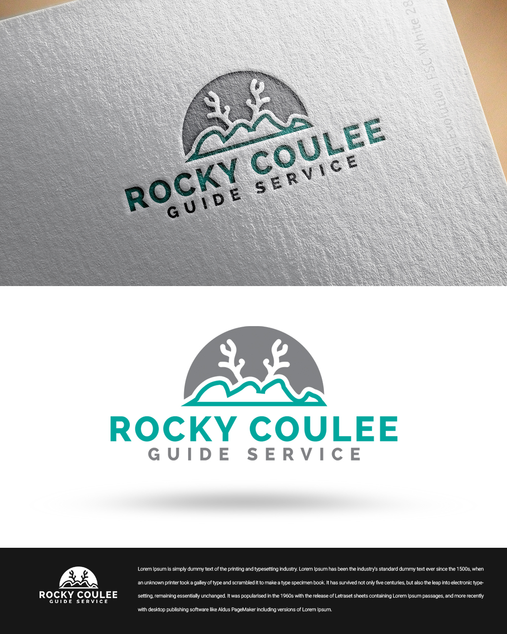 Diseño de Logo por zingodesigns258 para Rocky Coulee Guide Service | Diseño #19846823