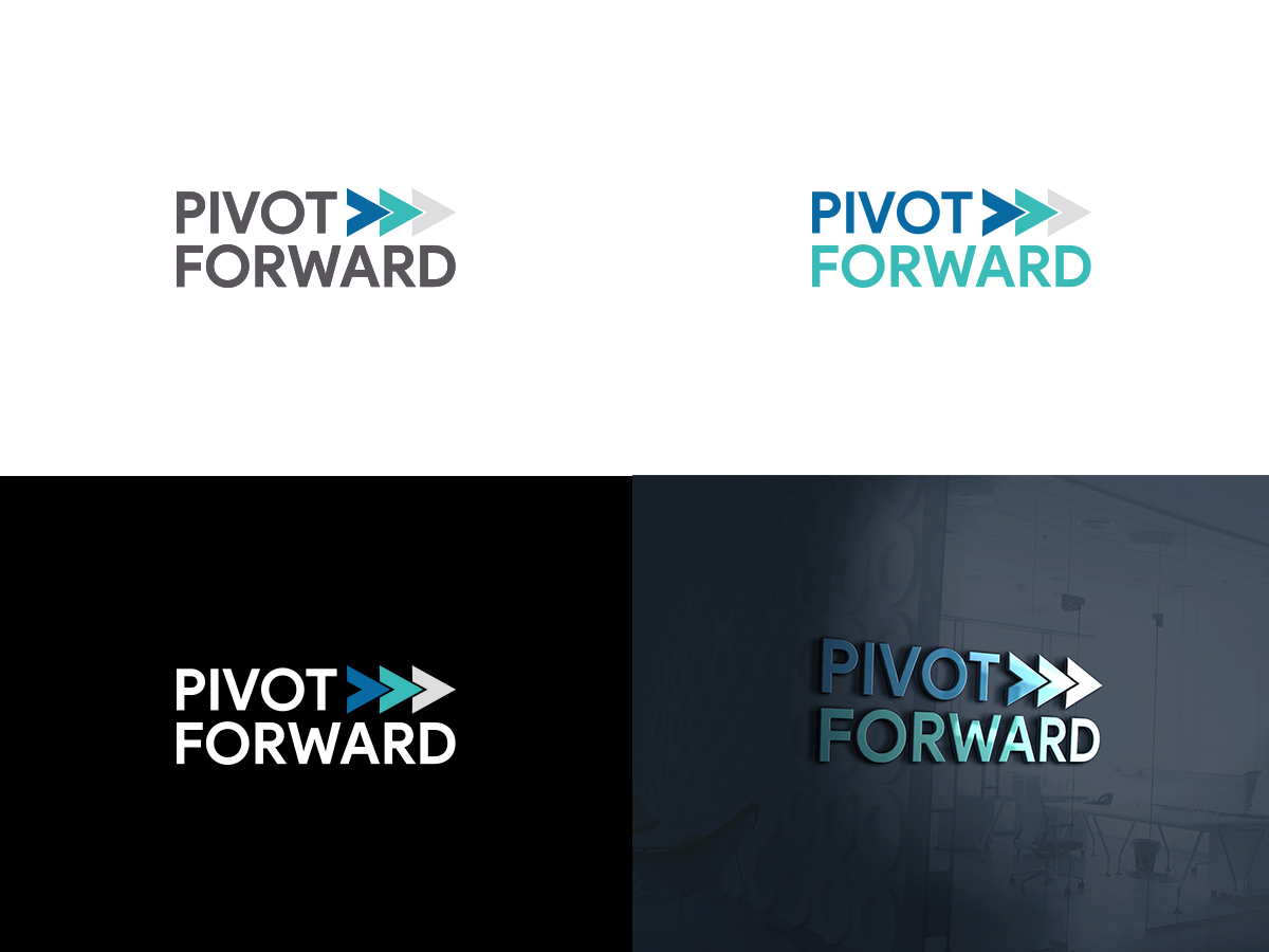 Logo Design by Slant Line Media for Pivot Forward | Design #19834306