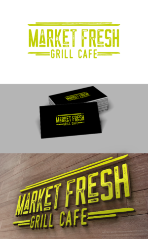 Logo-Design von trufya für Market Fresh Grill Cafe | Design: #19890358