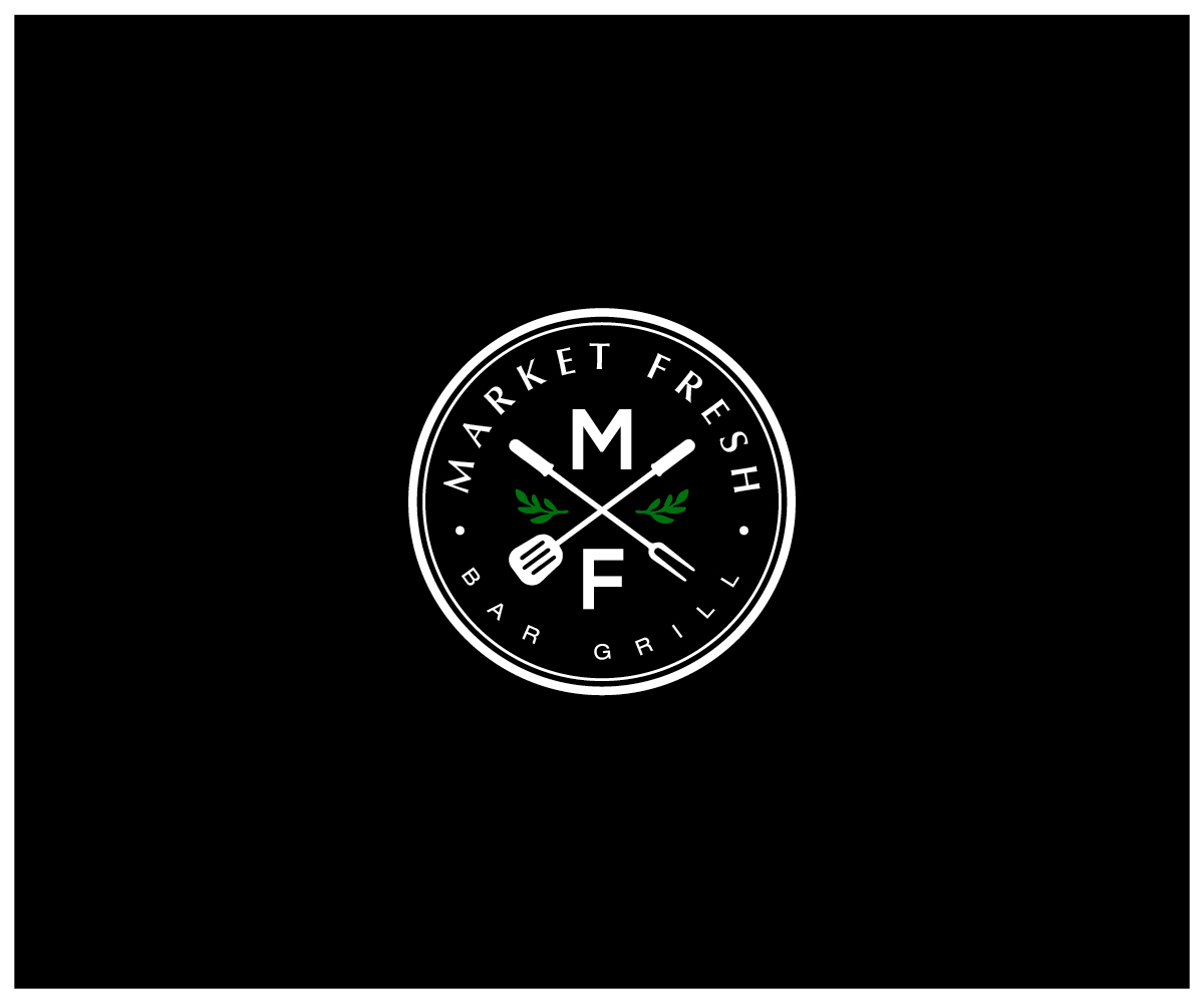 Logo Design by Bittersweet for Market Fresh Grill Cafe | Design #19843896
