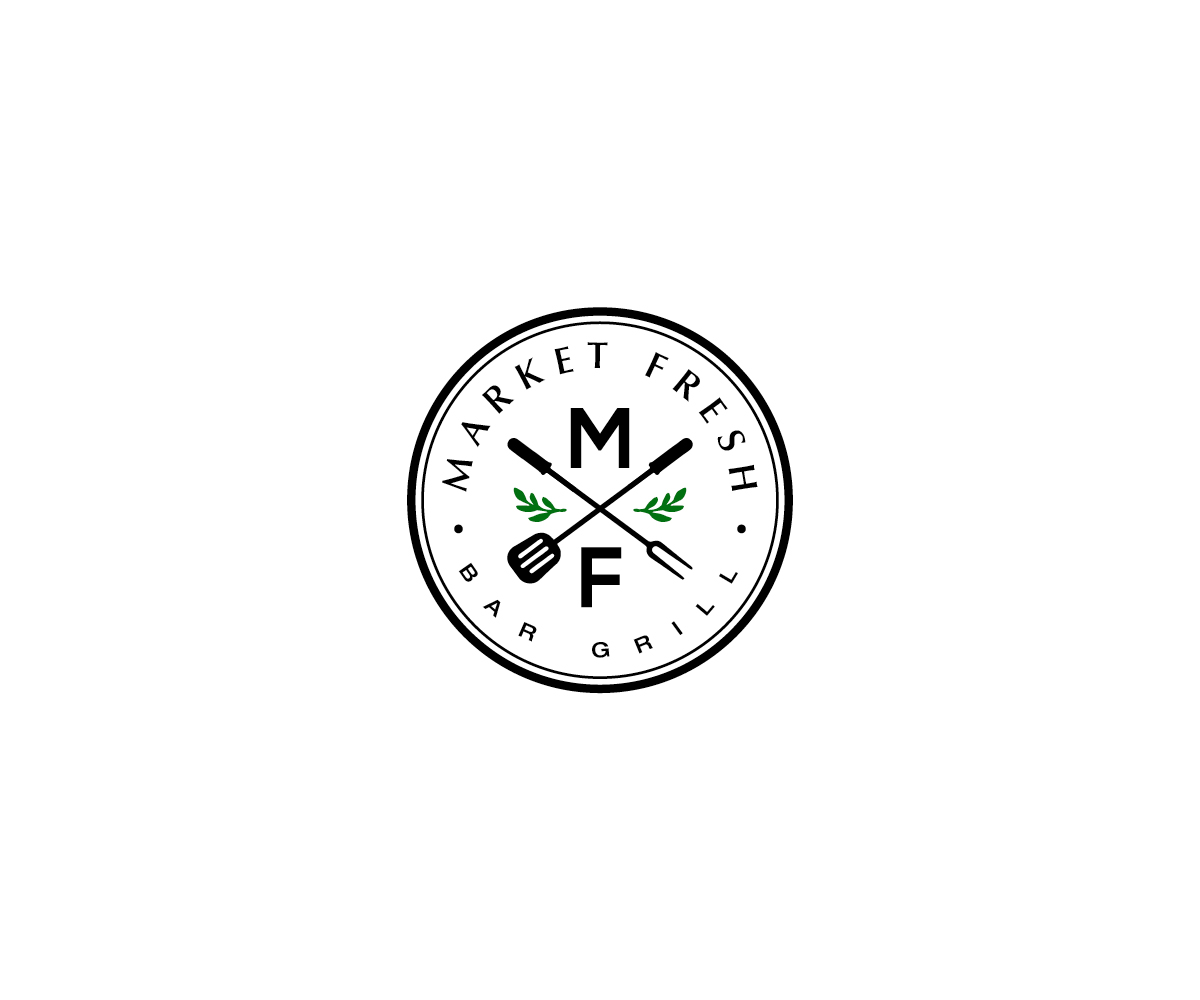 Logo Design by Bittersweet for Market Fresh Grill Cafe | Design #19843897