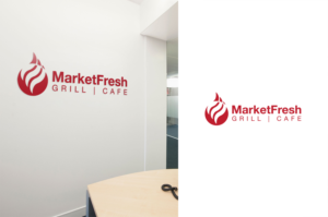 Logo Design by Grafactory for Market Fresh Grill Cafe | Design: #19876072