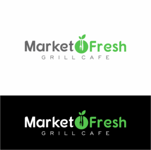 Logo Design by Petar 7 for Market Fresh Grill Cafe | Design: #19859764