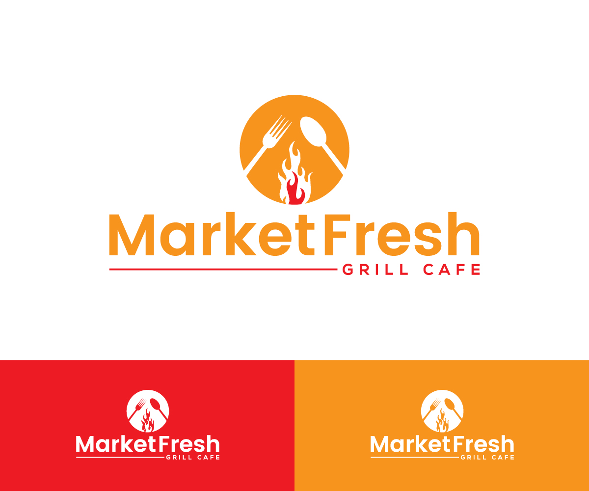 Logo Design by designmind78 for Market Fresh Grill Cafe | Design #19848404