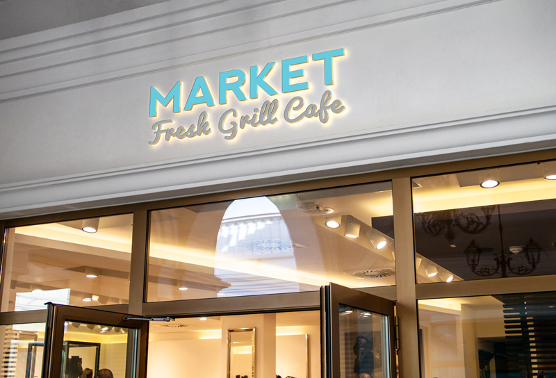 Diseño de Logo por Rimjim$$ para Market Fresh Grill Cafe | Diseño #19847105