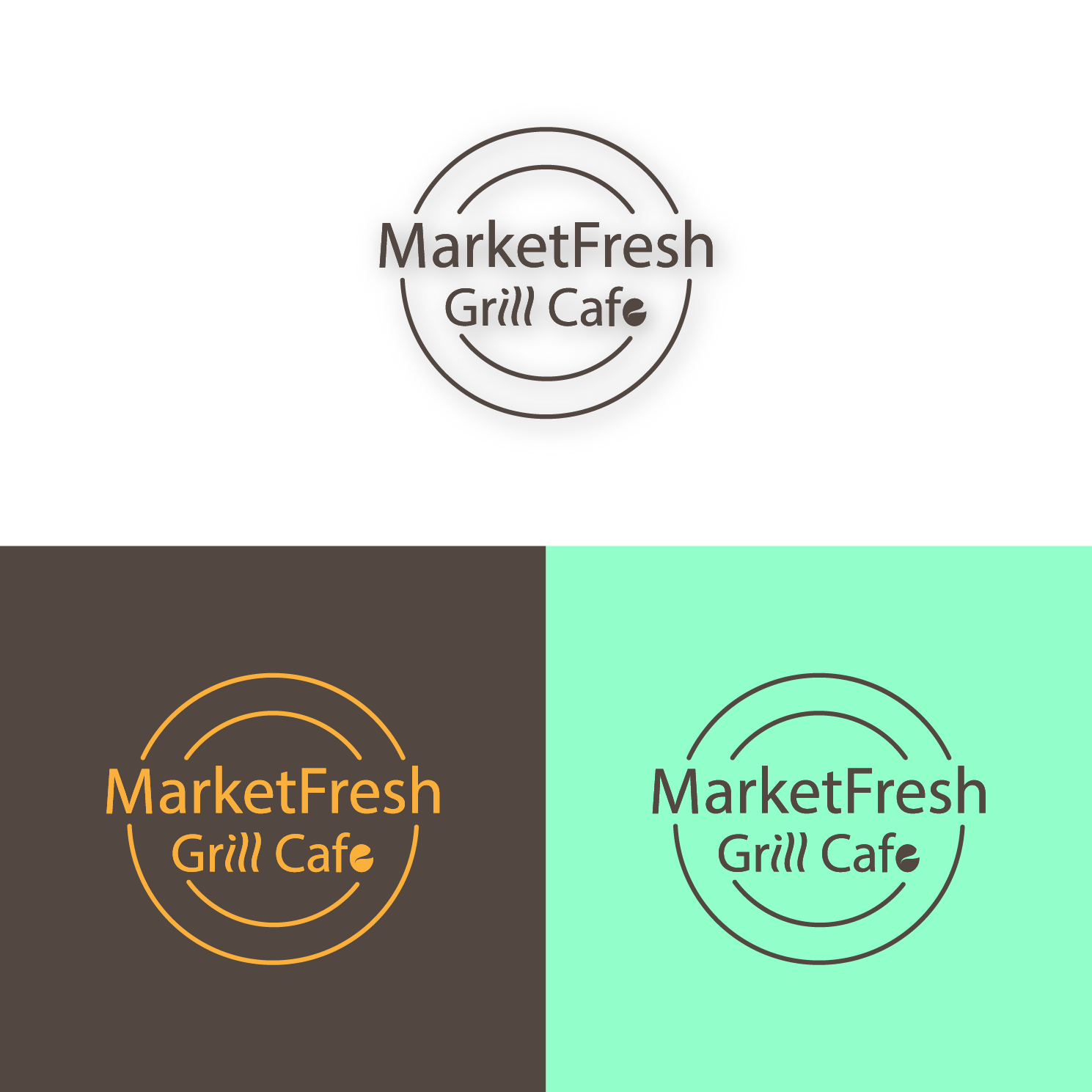 Logo-Design von Igor SYR für Market Fresh Grill Cafe | Design #19877394