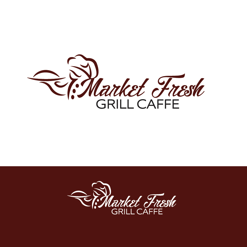 Logo Design by branislav 3 for Market Fresh Grill Cafe | Design #19848753