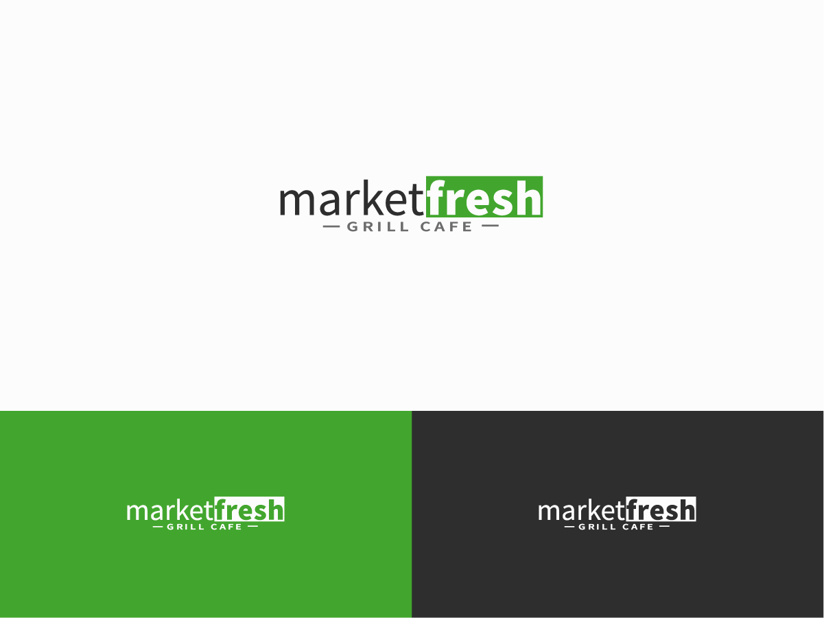 Logo Design by Top1Design for Market Fresh Grill Cafe | Design #20044409