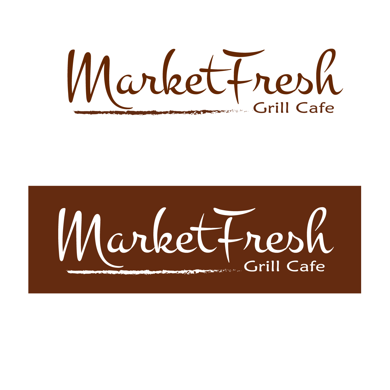 Logo-Design von Ushan De Silva für Market Fresh Grill Cafe | Design #19859171
