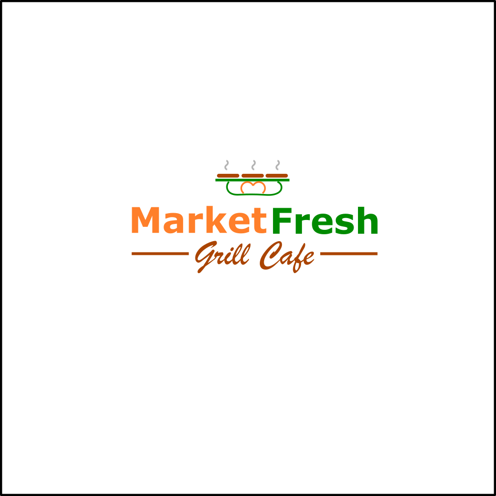 Logo-Design von f38it für Market Fresh Grill Cafe | Design #19843103