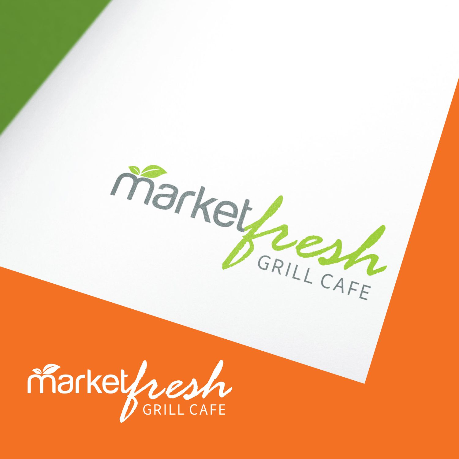 Logo Design by Rajiv Kumar for Market Fresh Grill Cafe | Design #19886953