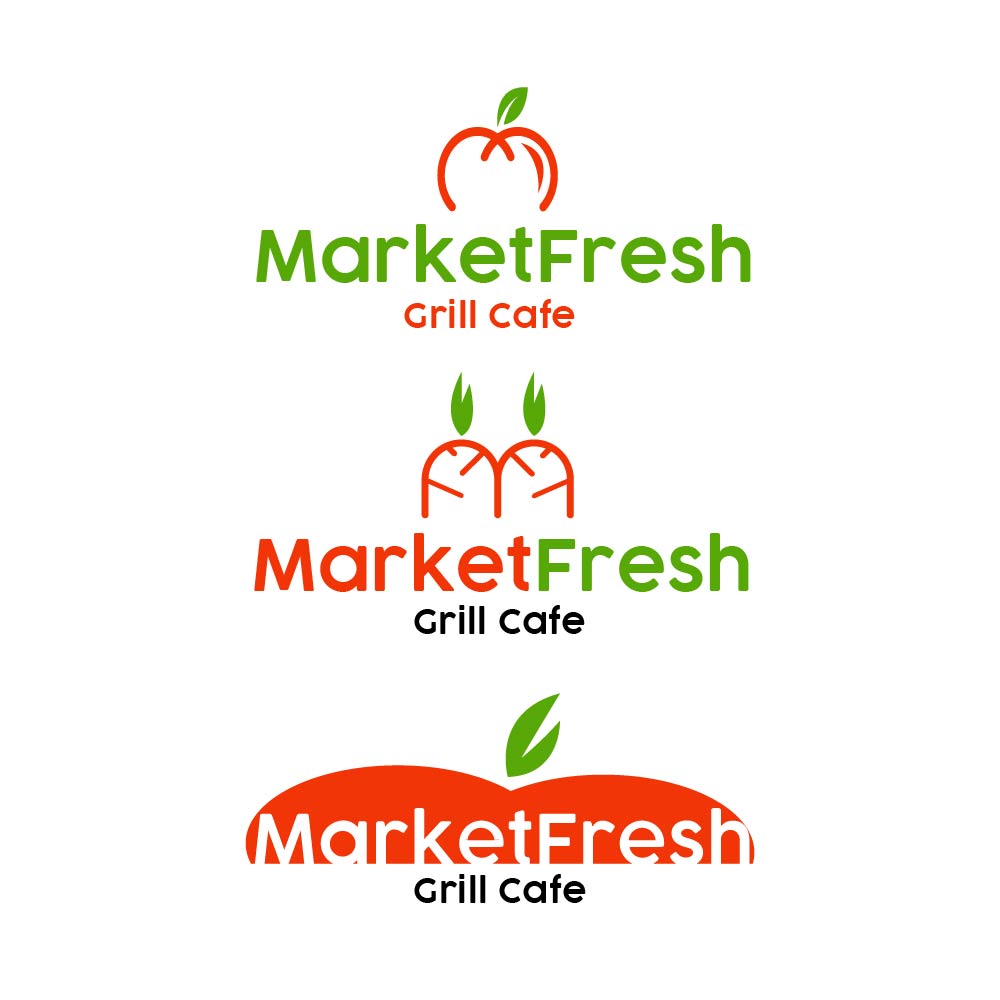 Design de Logo par Sumber Rejeki pour Market Fresh Grill Cafe | Design #19861959
