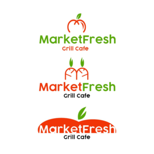 Logo Design by Sumber Rejeki for Market Fresh Grill Cafe | Design: #19861959