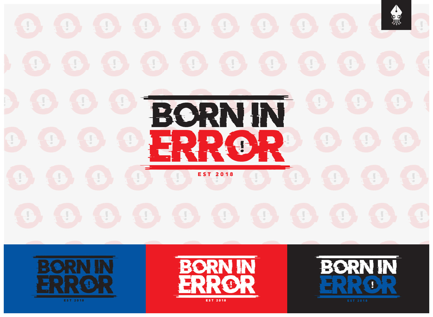 Logo Design by mngkw for Born In Error | Design #19837393