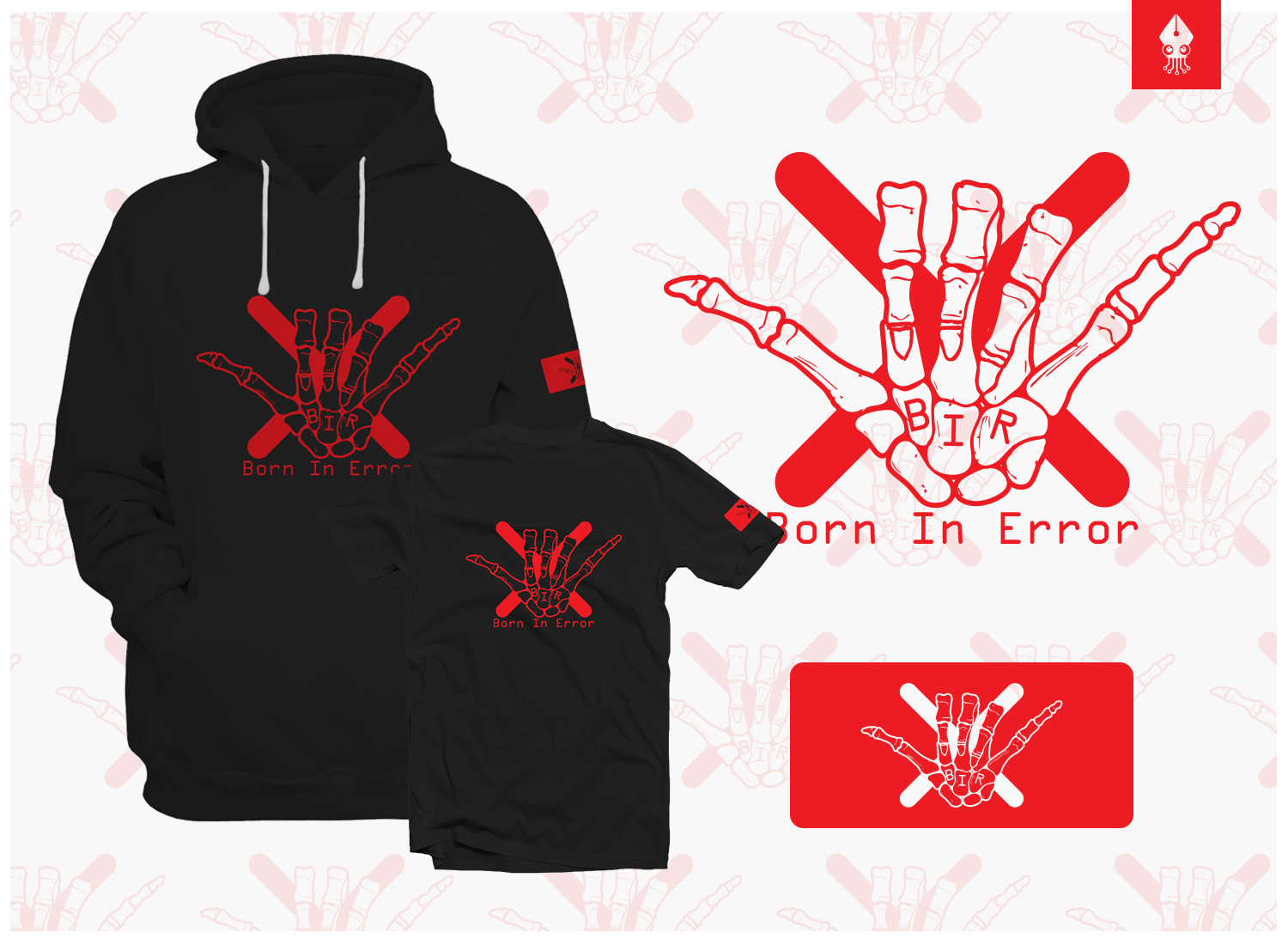 Logo Design by mngkw for Born In Error | Design #19964136