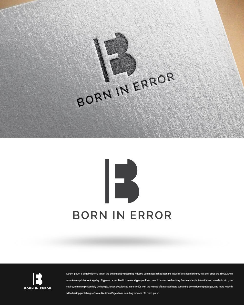 Logo Design by zingodesigns258 for Born In Error | Design #19842097