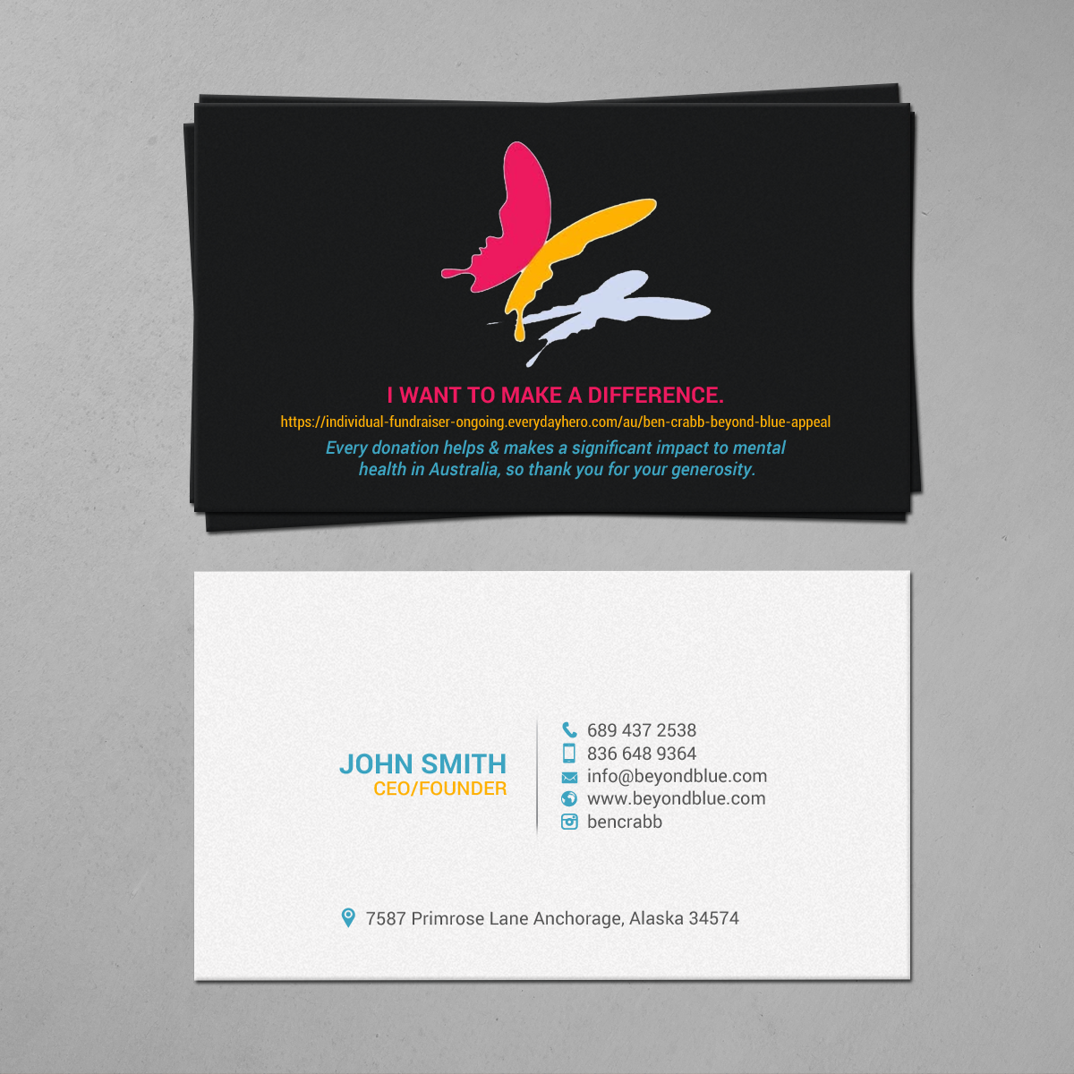 Business Card Design by chandrayaan.creative for this project | Design #19827619