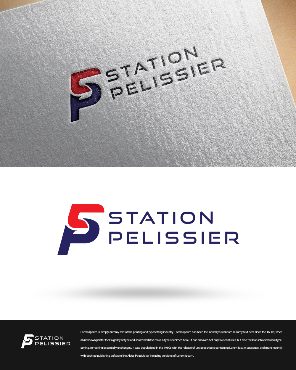 Diseño de Logo por zingodesigns258 para STATION PELISSIER | Diseño #19857652