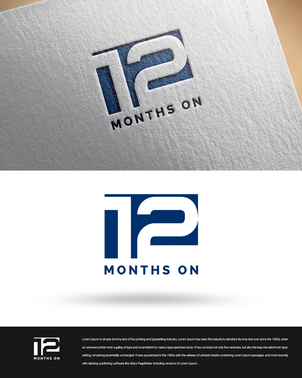 Logo Design by zingodesigns258 for 12 Months On | Design #19858035