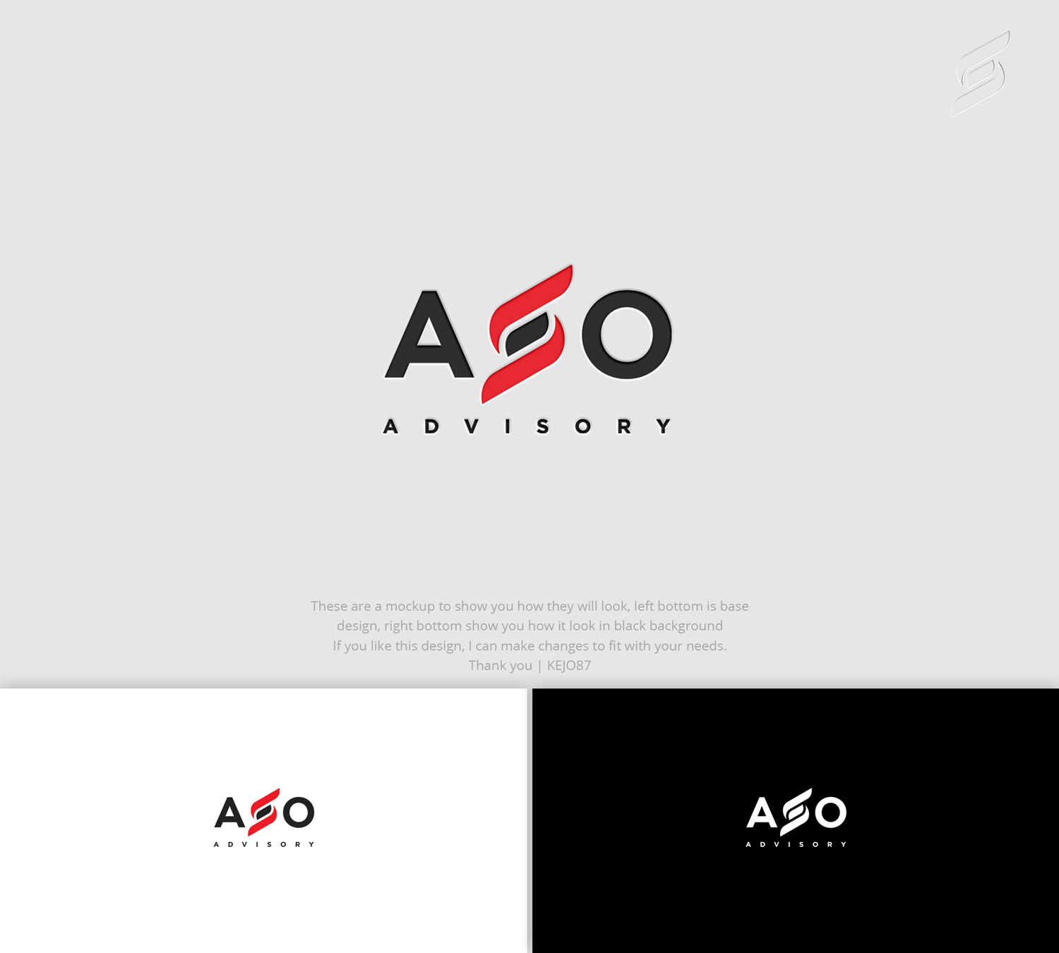 Logo Design by Kejo87 for ASO Advisory | Design #19829808