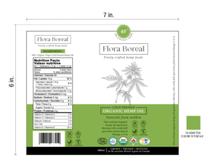 Our Premium Canadian Organic Hemp Oil needs a clean, modern label design! | Diseño de Etiqueta por SofiaDesignStudio