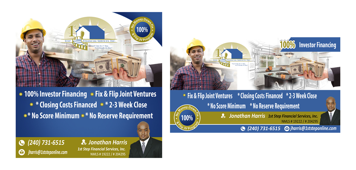 Graphic Design by mgfrontado for 1st Step Financial Services, Inc. | Design #19841147