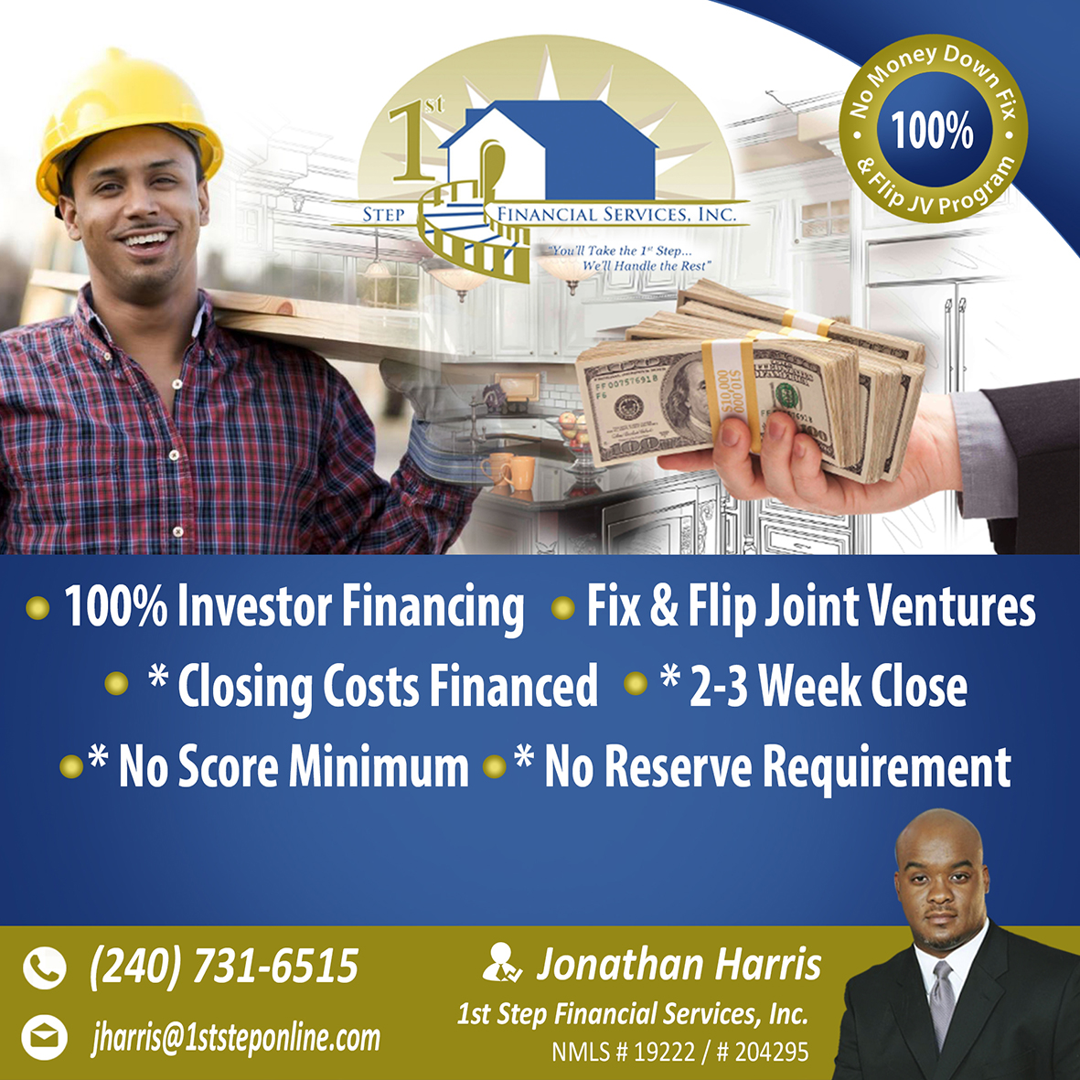 Graphic Design by mgfrontado for 1st Step Financial Services, Inc. | Design #19841148