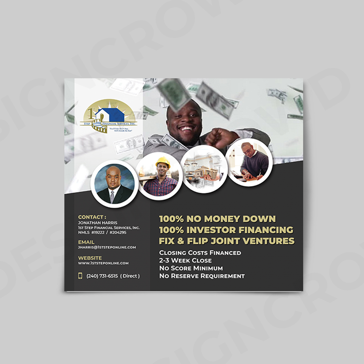 Graphic Design by el_shekoo7 for 1st Step Financial Services, Inc. | Design #19838322