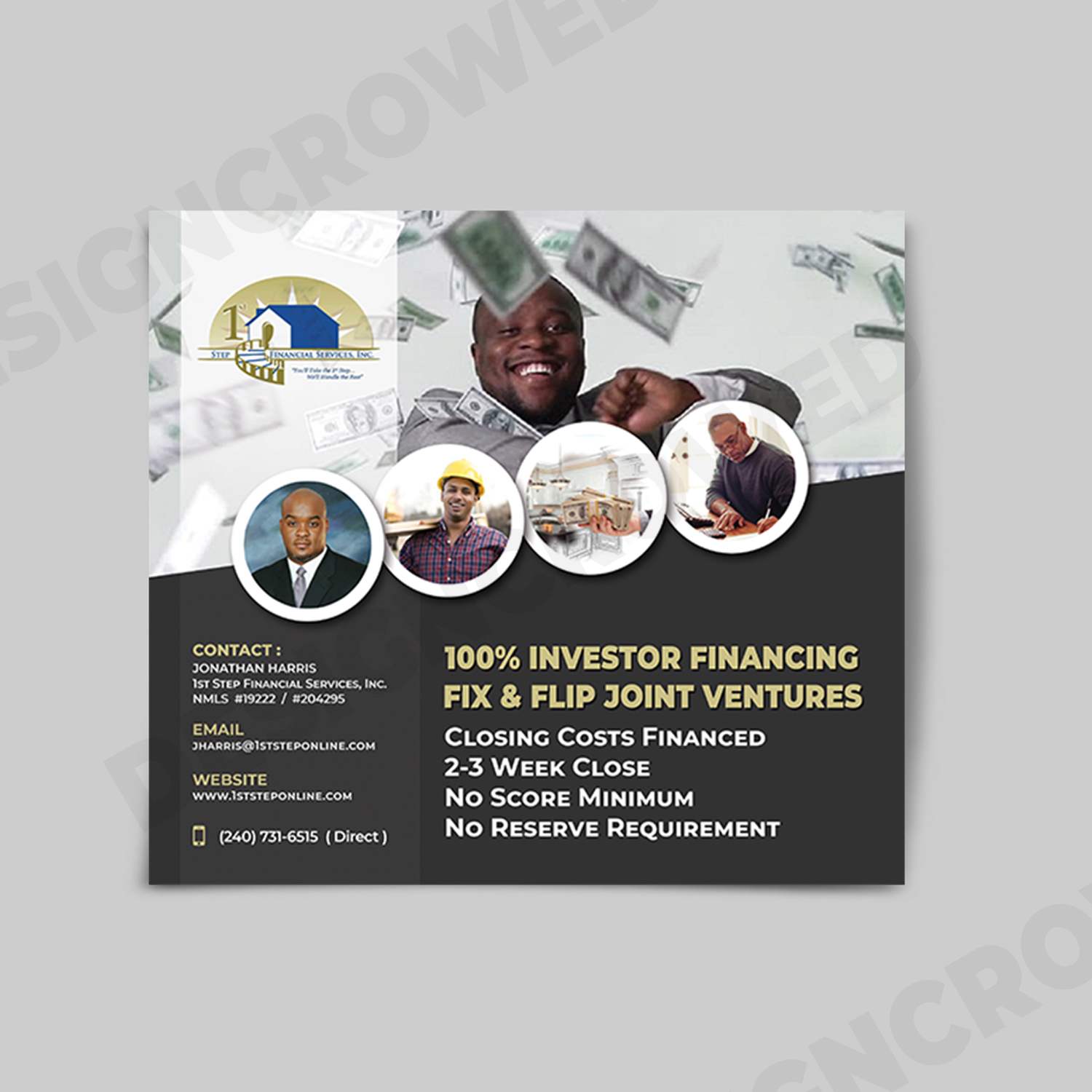 Graphic Design by el_shekoo7 for 1st Step Financial Services, Inc. | Design #19840196
