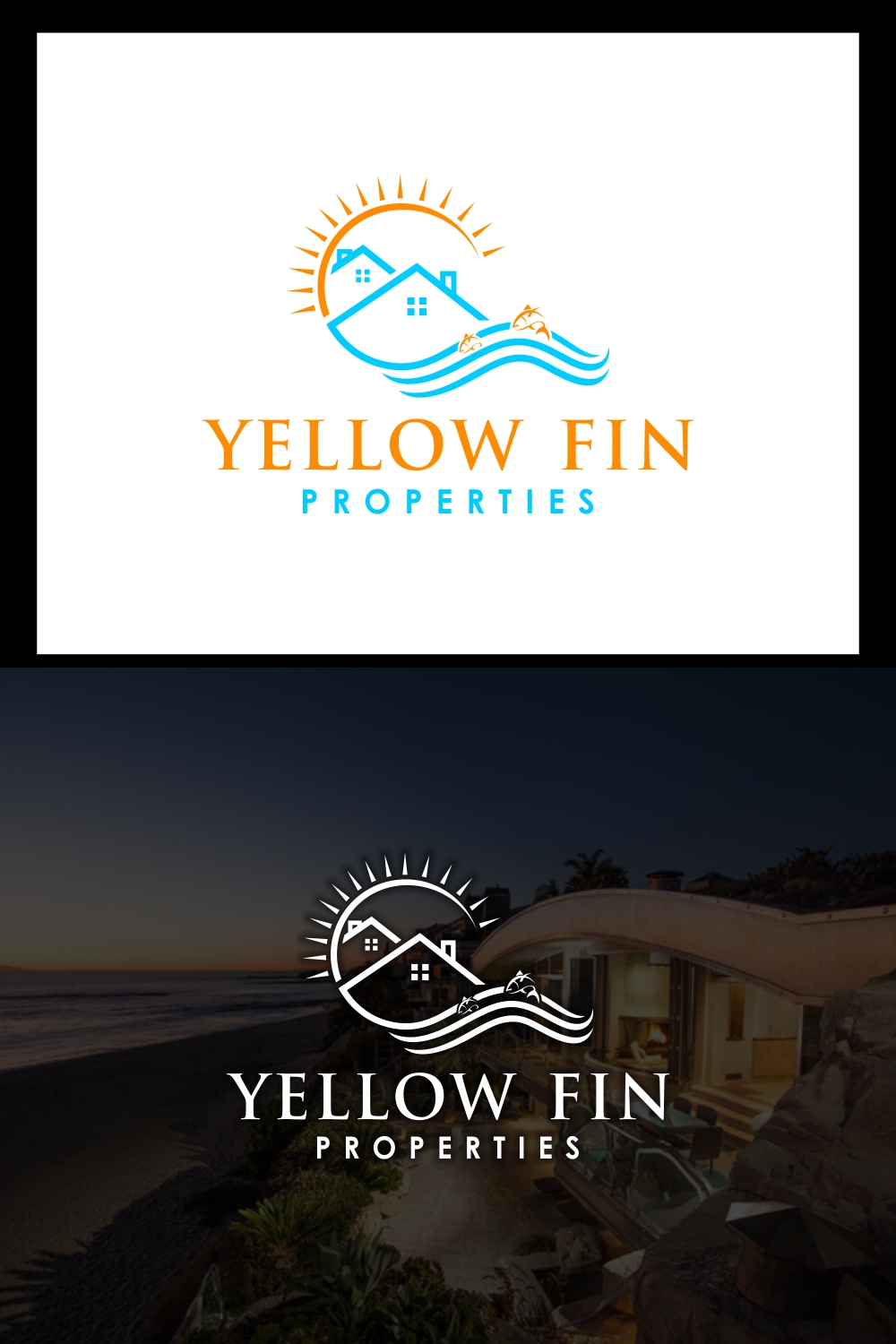 Logo Design by quantumwebtech for Yellow Fin Properties | Design #19841322