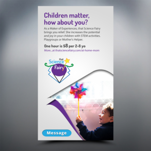 Banner Ad Design by cahkuli for that Science Fairy | Design: #19851400