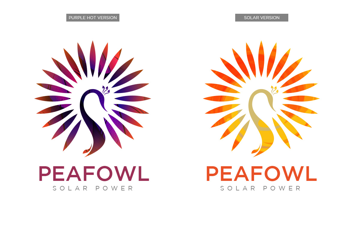 Logo Design by Rodrigo Custodio for Peafowl Solar Power AB | Design #19832359