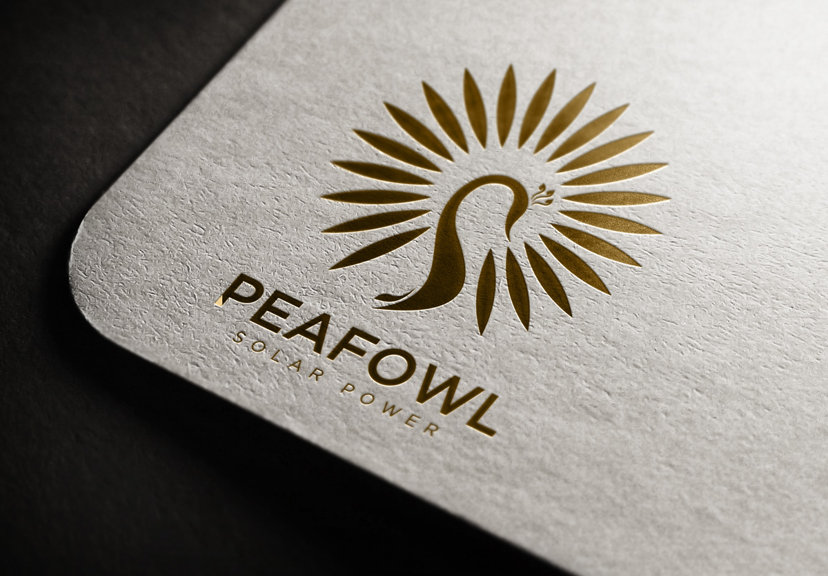 Logo Design by Rodrigo Custodio for Peafowl Solar Power AB | Design #19842217