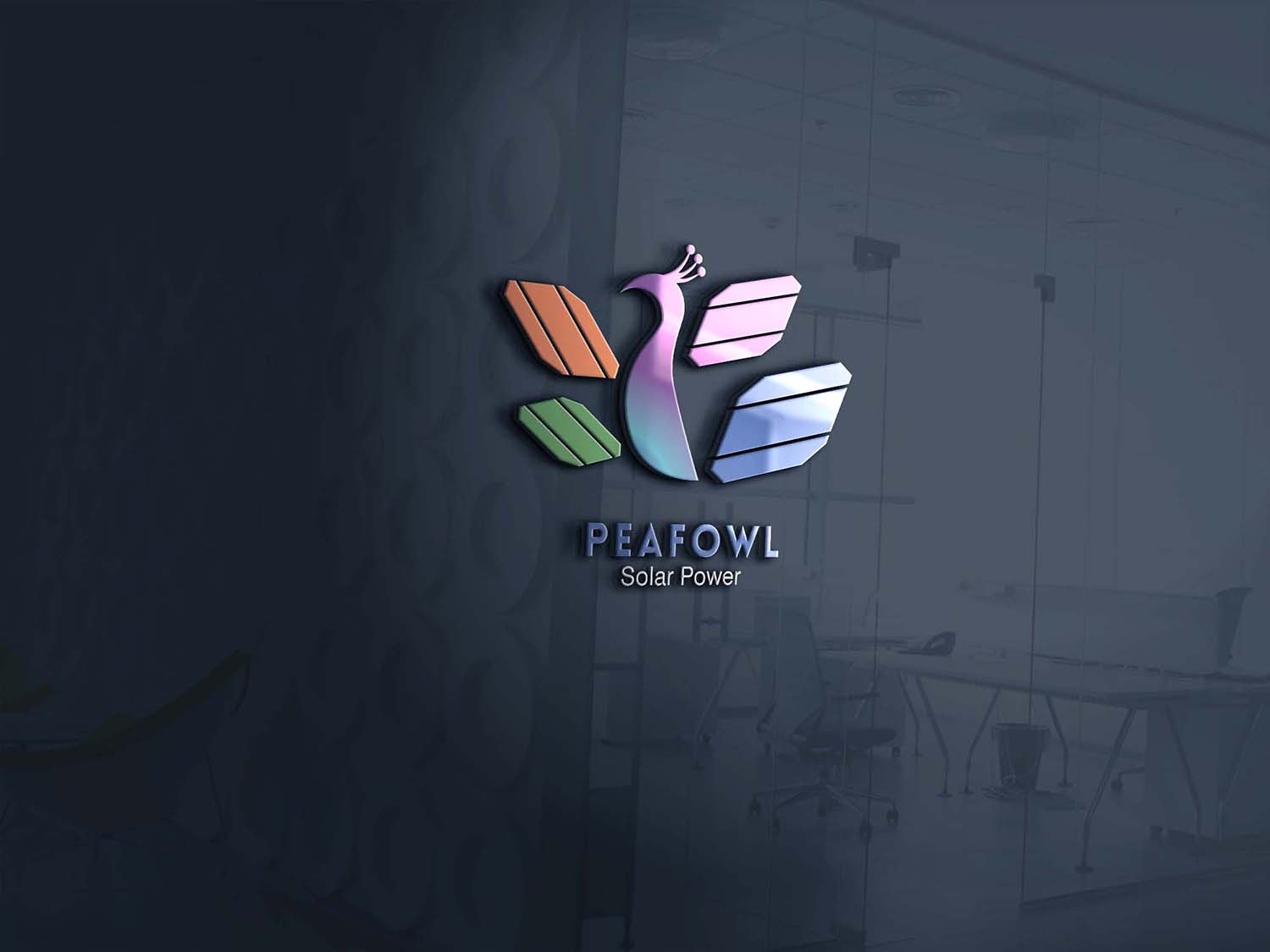 Logo Design by Jafar_Kamz for Peafowl Solar Power AB | Design #19859221