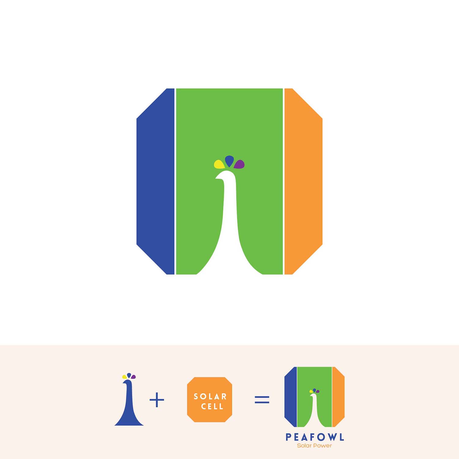 Logo Design by Jafar_Kamz for Peafowl Solar Power AB | Design #19859304