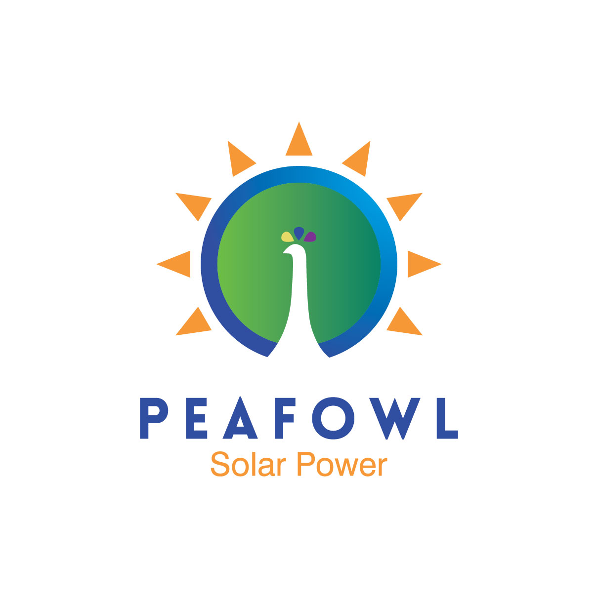 Logo Design by Jafar_Kamz for Peafowl Solar Power AB | Design #19859830