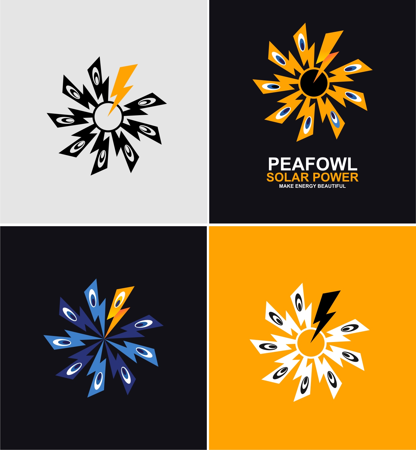 Logo Design by Zapruk Design for Peafowl Solar Power AB | Design #19859514