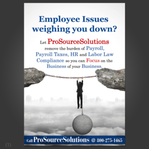 Boutique PEO needs a catchy snail mail and email marketing flyer