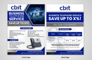 Business Telephone Service Brochure | Diseño de Brochure por SAI DESIGNS