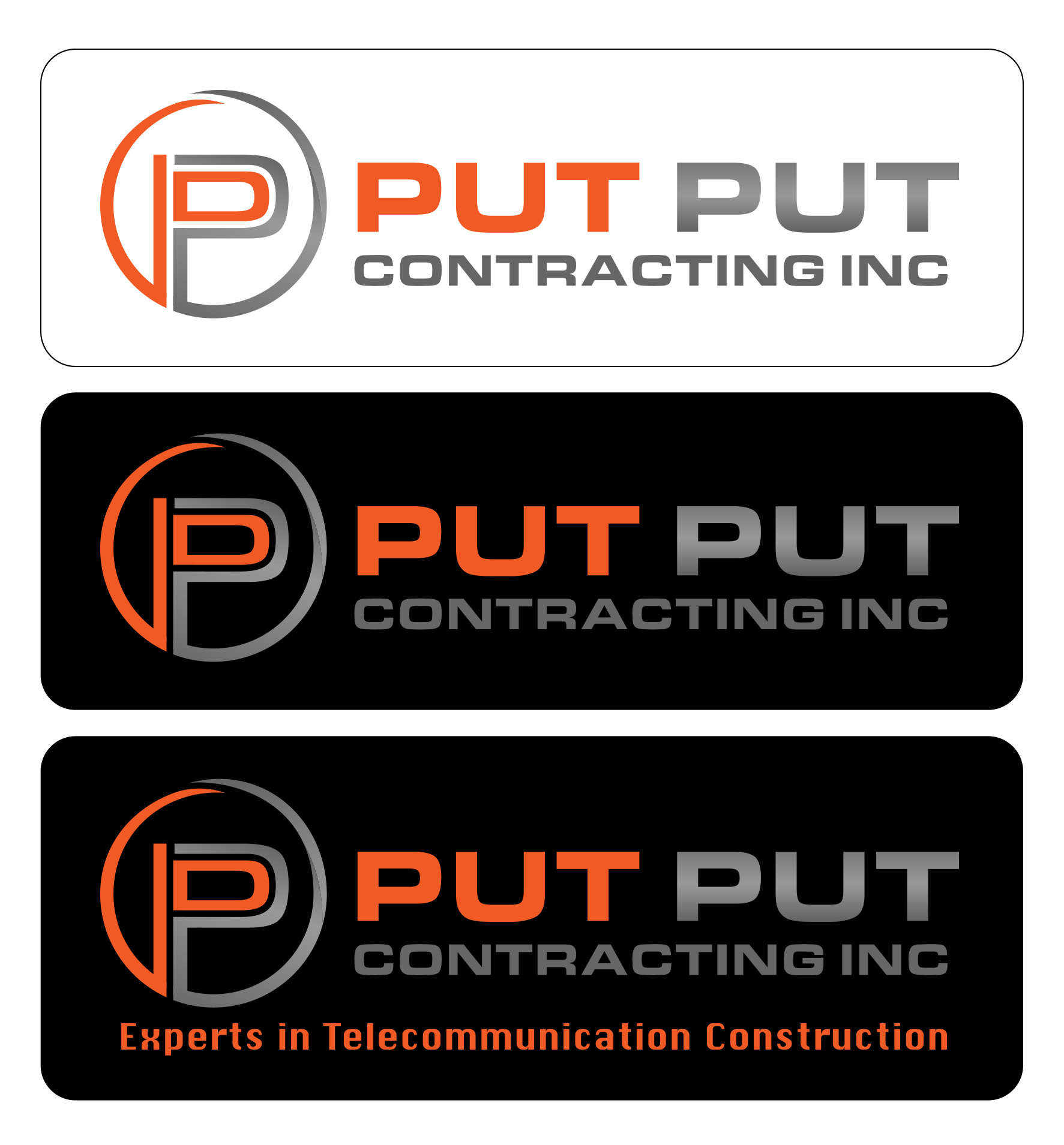 Logo-Design von Ints für Put Put Contracting Inc | Design #24228937