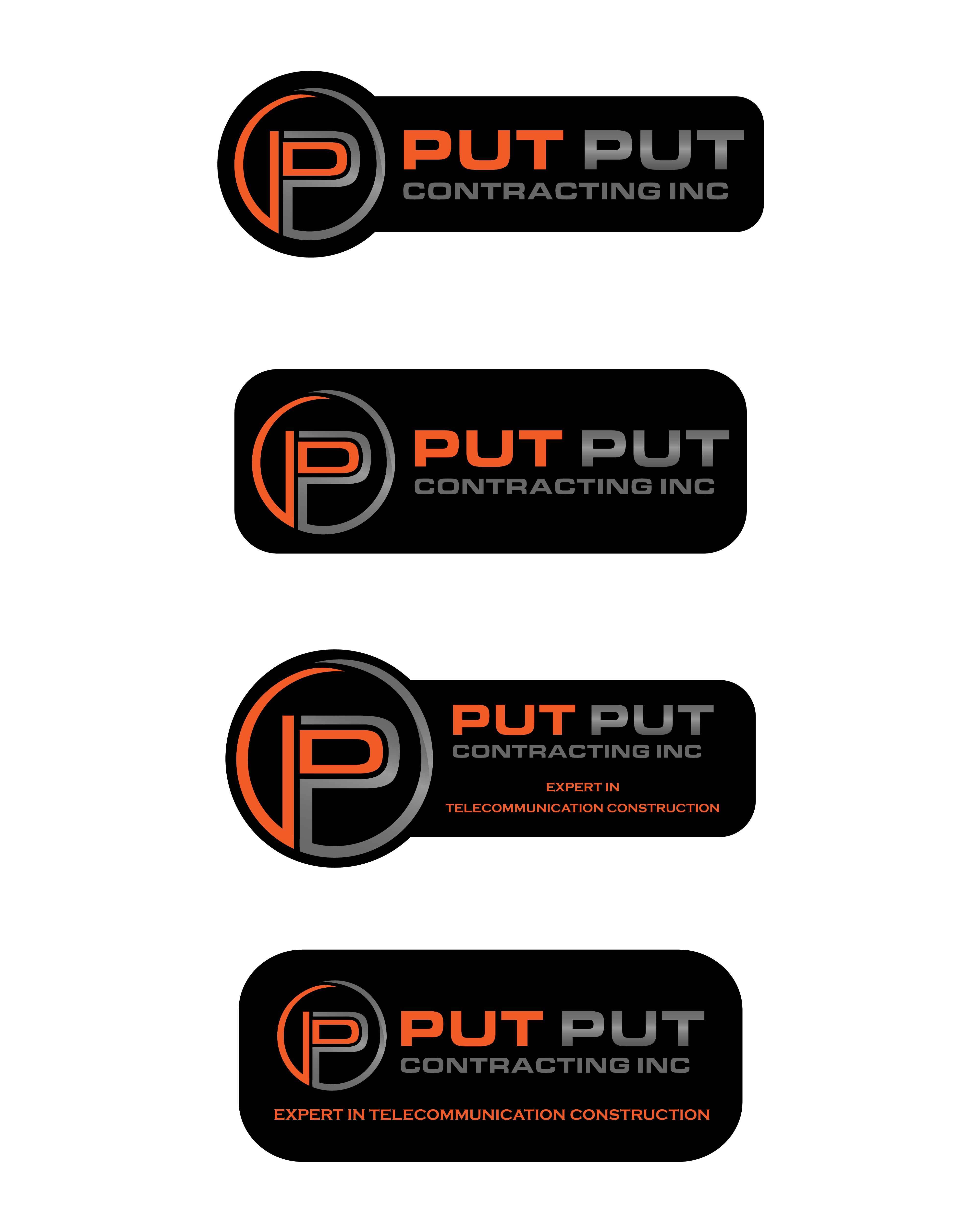 Logo-Design von H4R5Z für Put Put Contracting Inc | Design #24232332