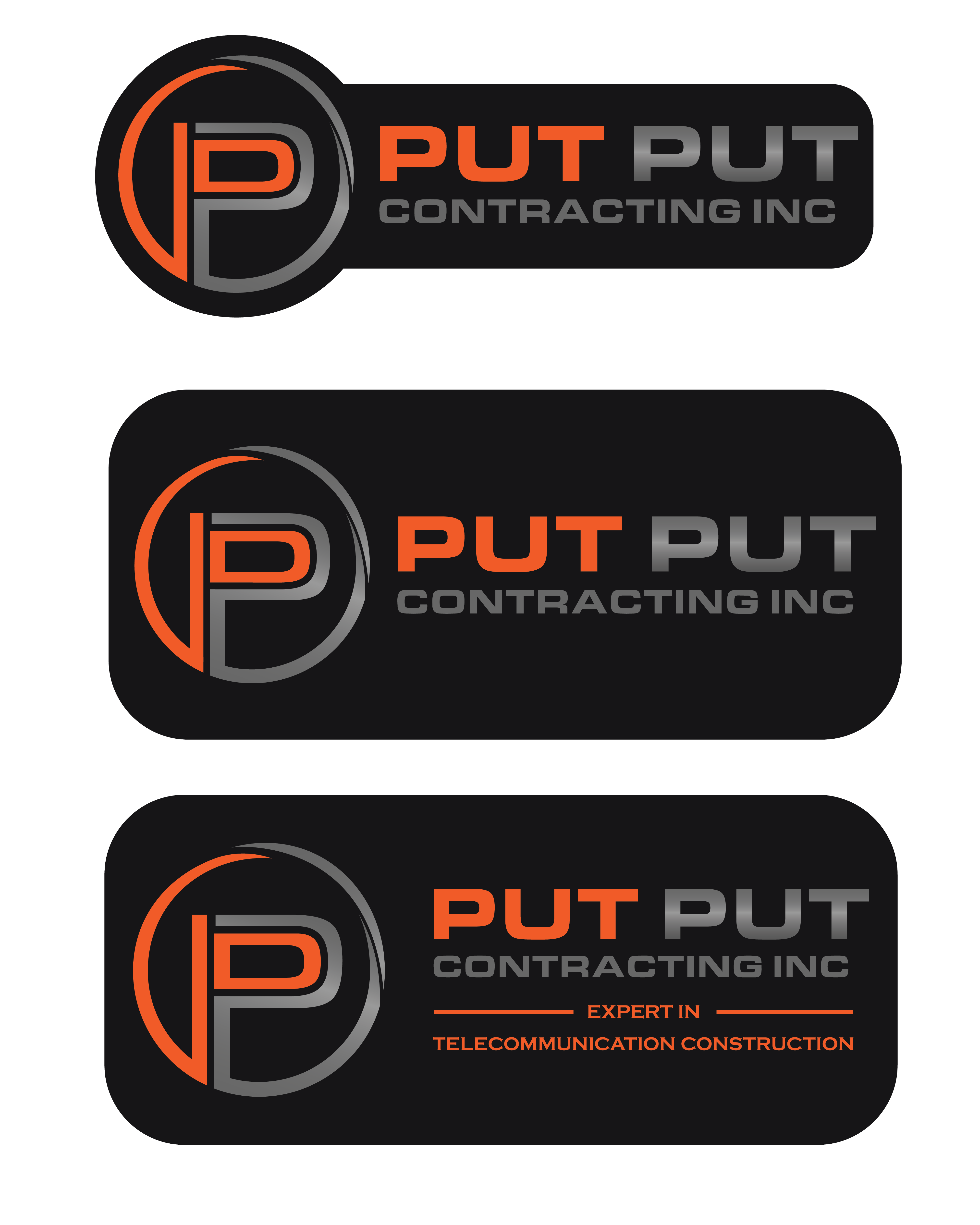 Logo-Design von H4R5Z für Put Put Contracting Inc | Design #24246493