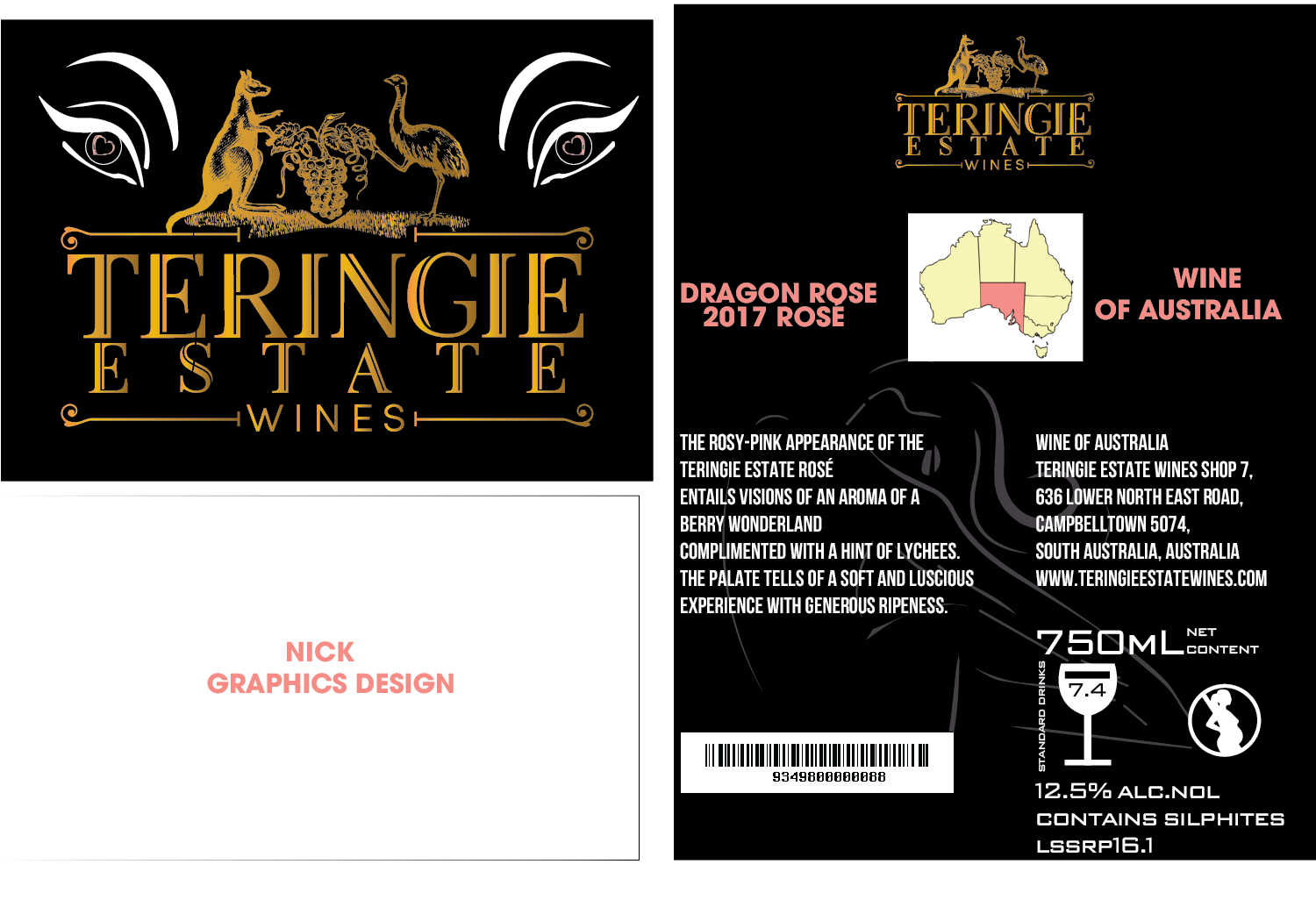 Label Design by Nick 15 for Red Lion Australia | Design #19897969