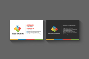Design de Carte de Visite par Creations Box 2015 pour Kaizen Consulting | Design : #19846322