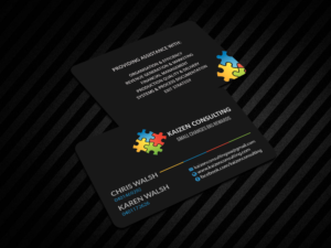 Design de Carte de Visite par Creations Box 2015 pour Kaizen Consulting | Design : #19846408