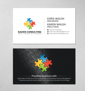 Business Card Design by chandrayaan.creative for Kaizen Consulting | Design: #19849798