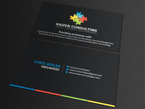 Business Card Design by chandrayaan.creative for Kaizen Consulting | Design: #19849824