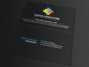 Business Card Design by chandrayaan.creative for Kaizen Consulting | Design: #19849826