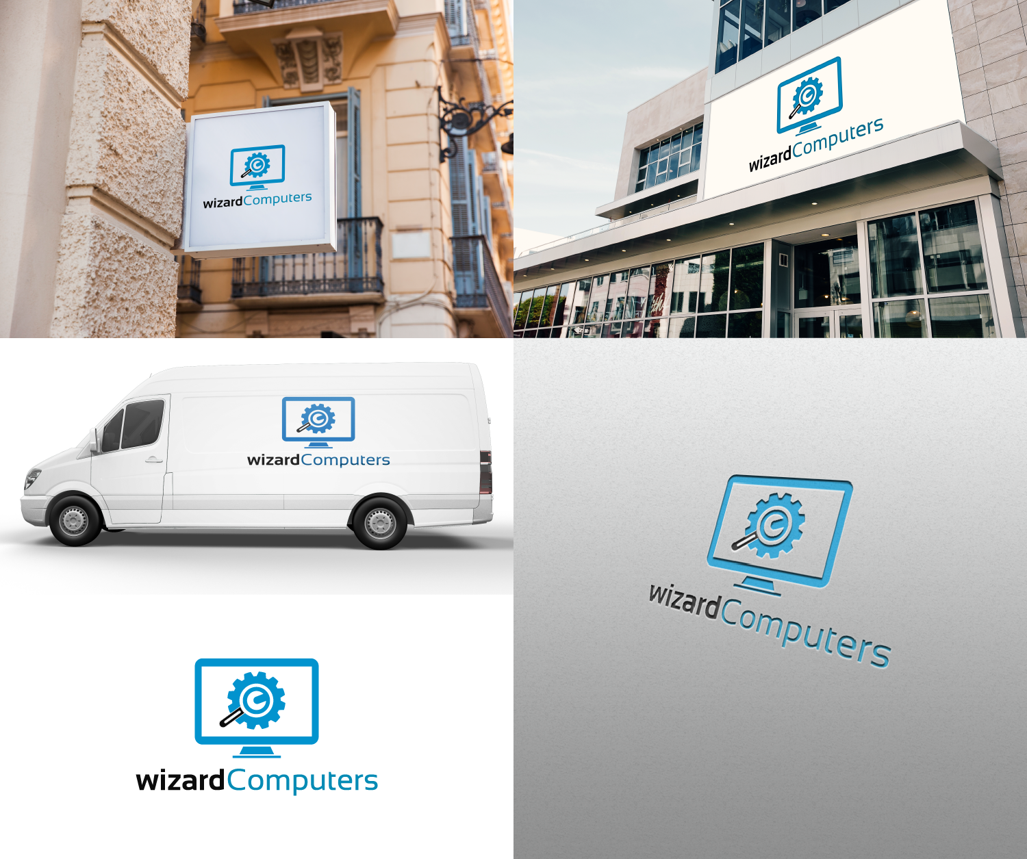 Logo-Design von Top1Design für Wizard IT Solutions | Design #19862474