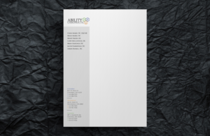 Side of Page Partnership-type Letterhead Design for Chiropractic Office | Schreibwaren-Design von Xpert